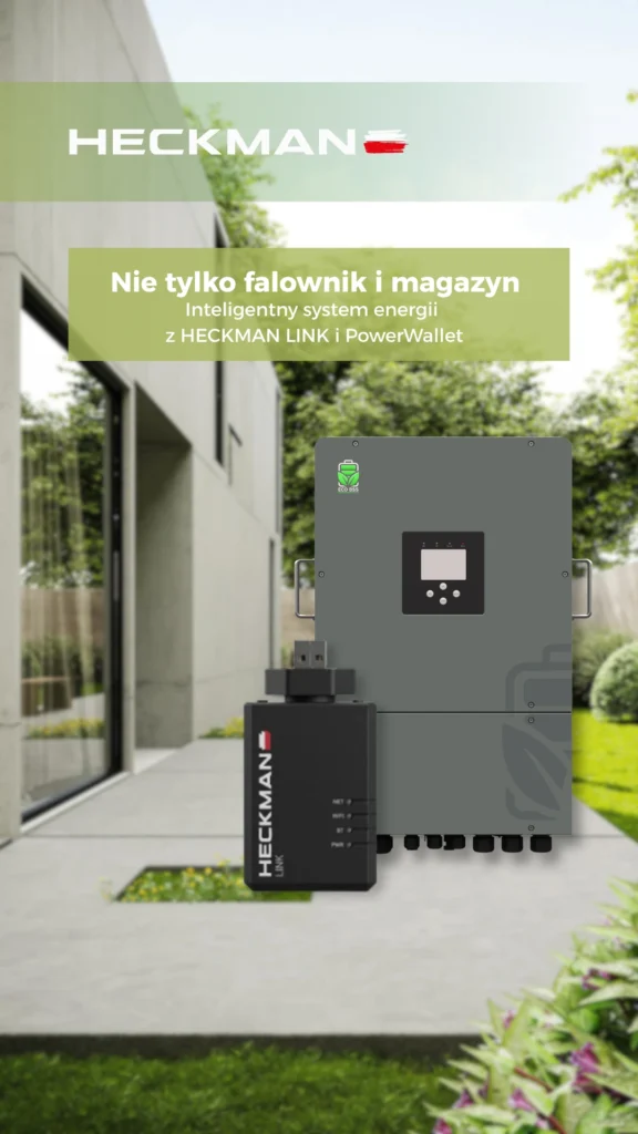 Nie tylko falownik i magazyn – inteligentne magazynowanie energii z HECKMAN LINK i PowerWallet